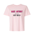 Camiseta cuadrada rosa My Way para mujer