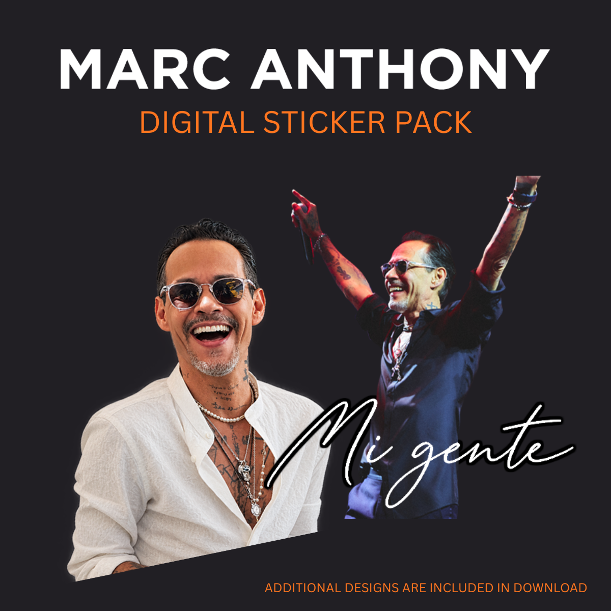 Marc Anthony Birthday Digital Sticker Pack