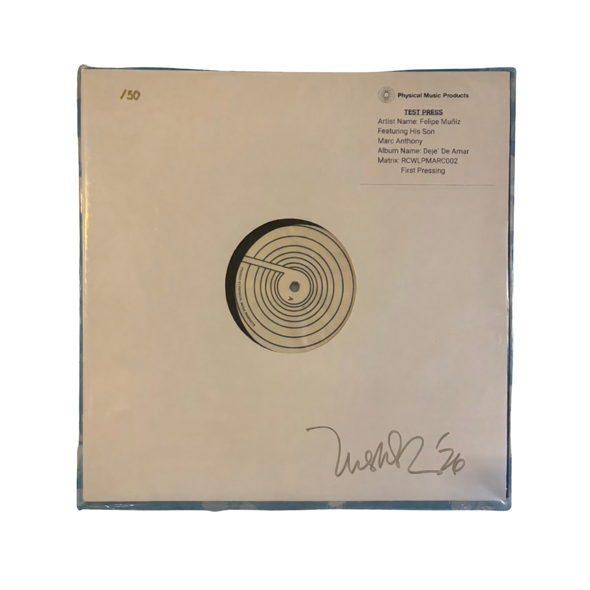 Dejé De Amar Vinyl 12" Single First Pressing (Signed)
