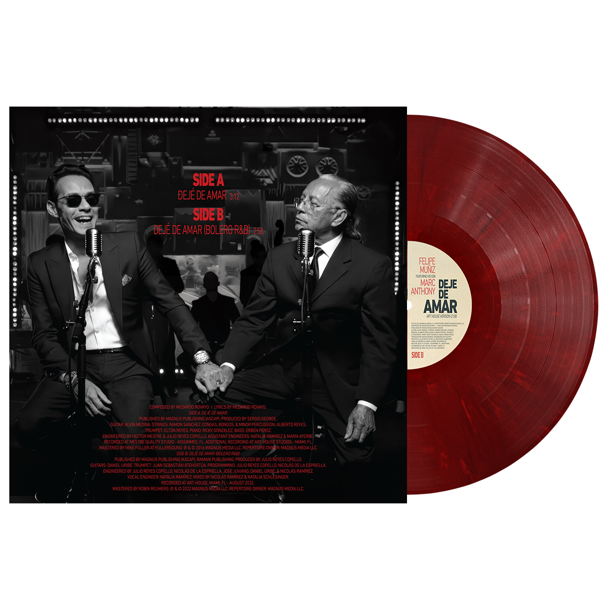 Dejé De Amar Vinyl 12" Single (Ruby Red Marble)