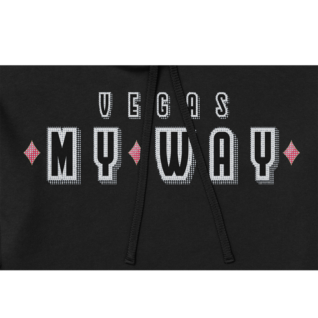 Women's Rhinestone Crop Hoodie