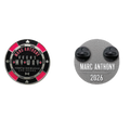 Vegas My Way Silver Enamel Pin