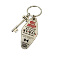 My Way Silver Keychain