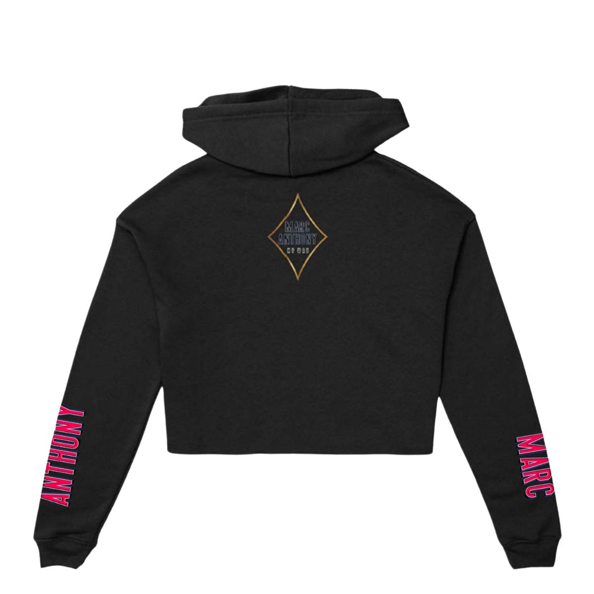 Women's Rhinestone Crop Hoodie